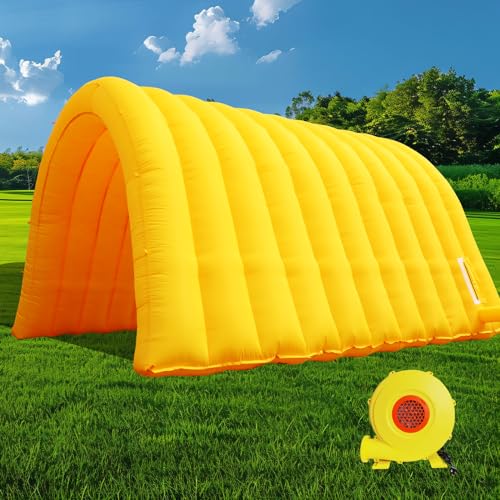 Inflatable Tunnel Sports Tunnel Entrance with Blower Football Tunnel Tent Entryway for Business Advertise Party Exhibition Promotion Street,Shop