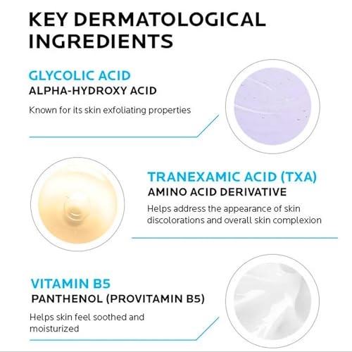 La Roche-Posay Glycolic Acid Serum with Kojic Acid and Vitamin B5, Reduces Dark Spots and Discoloration