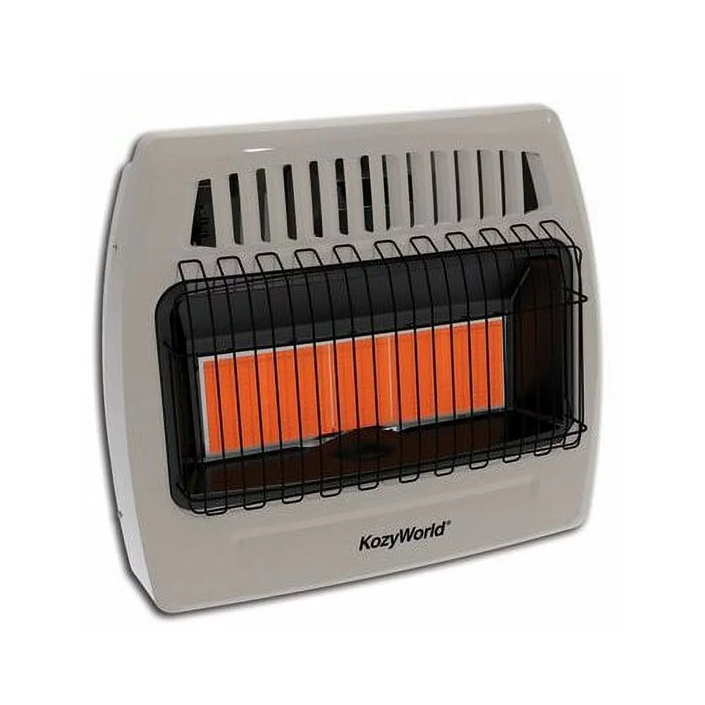 DuraHeat Kozy World 30,000 BTU Infrared Natural Gas Wall Heater