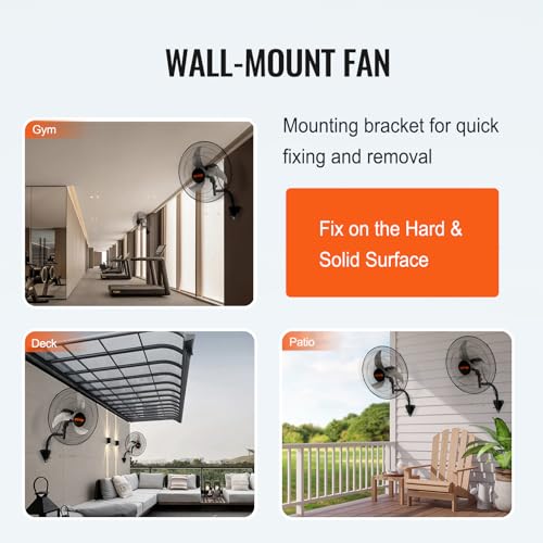 VEVOR Industrial Wall Mount Fan