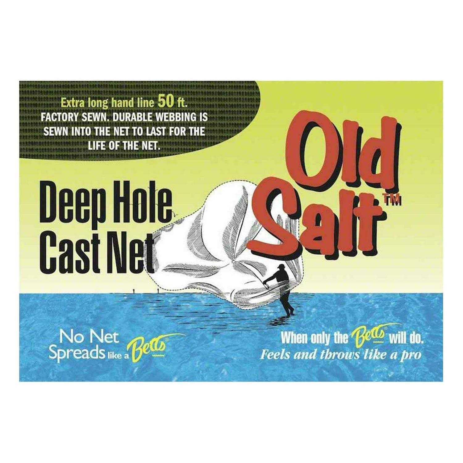 Betts| Betts Old Salt Deep Hole Cast Net - Sports Supplies Online Store