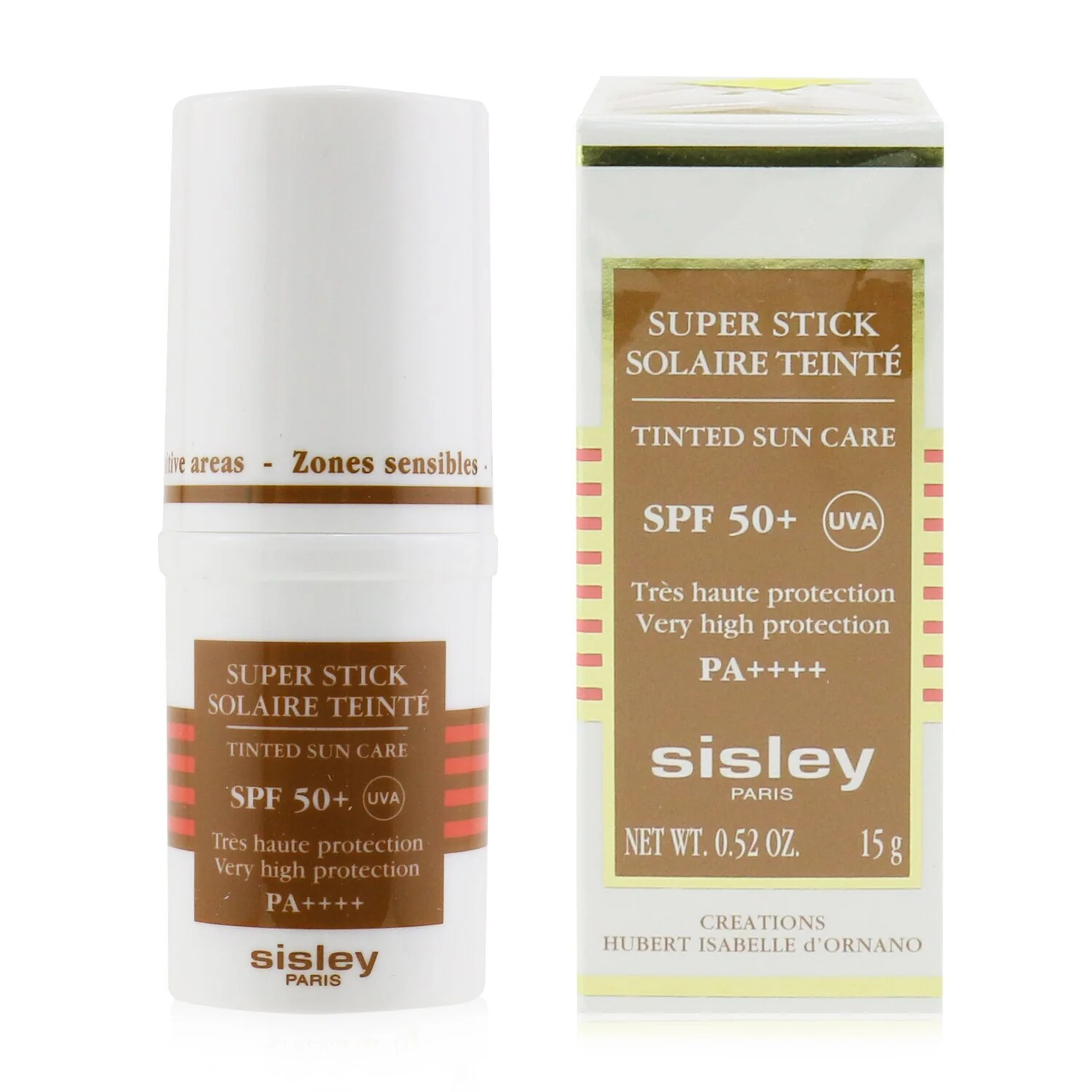 Sisley Super Stick SPF 50+ UVA Tinted Sun Care (Very High Protection & Very Water Resistant)  15g/0.52oz
