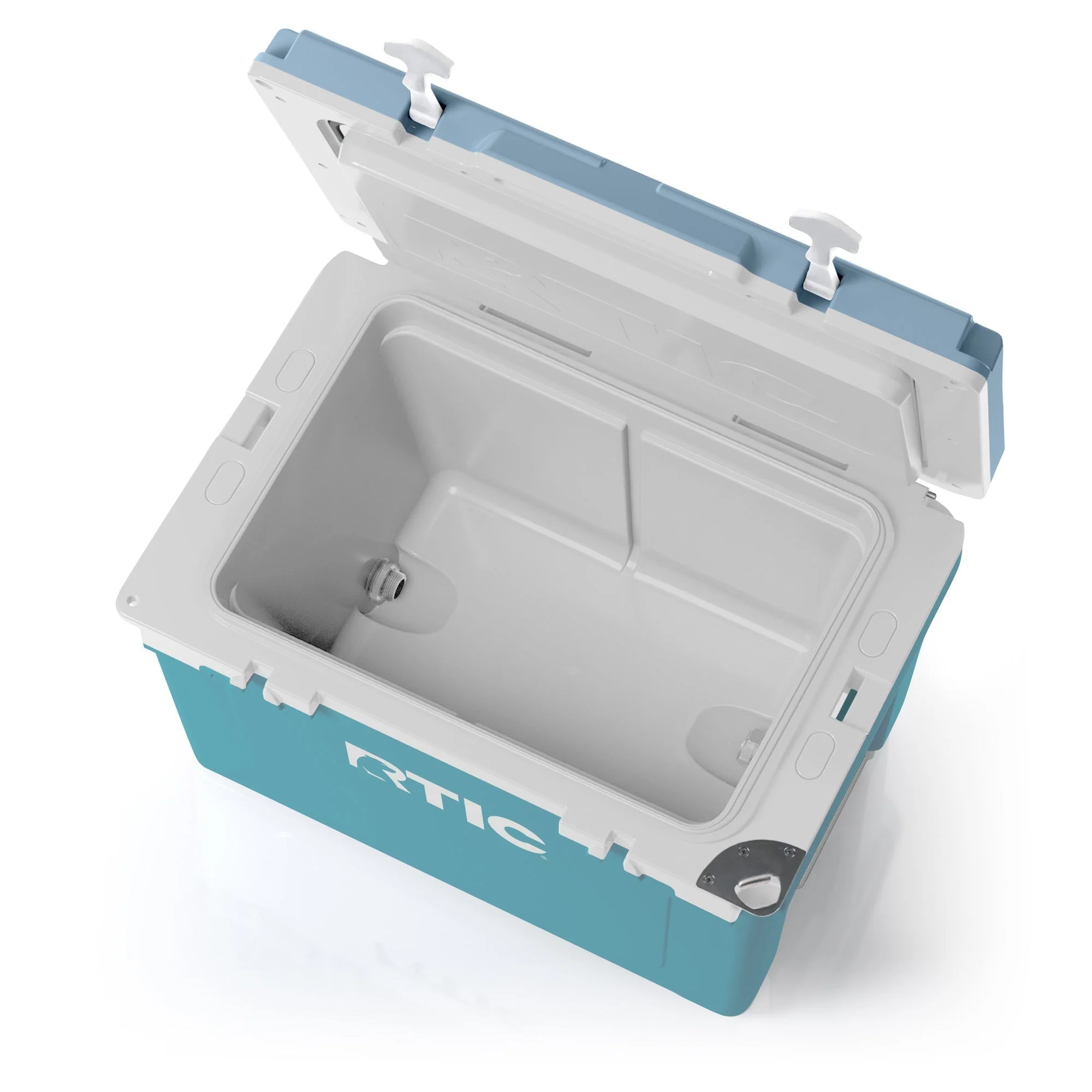RTIC 52 QT Ultra-Light Hard-Sided Ice Chest Cooler, Dark Grey And Cool Grey, Fits 76 Cans