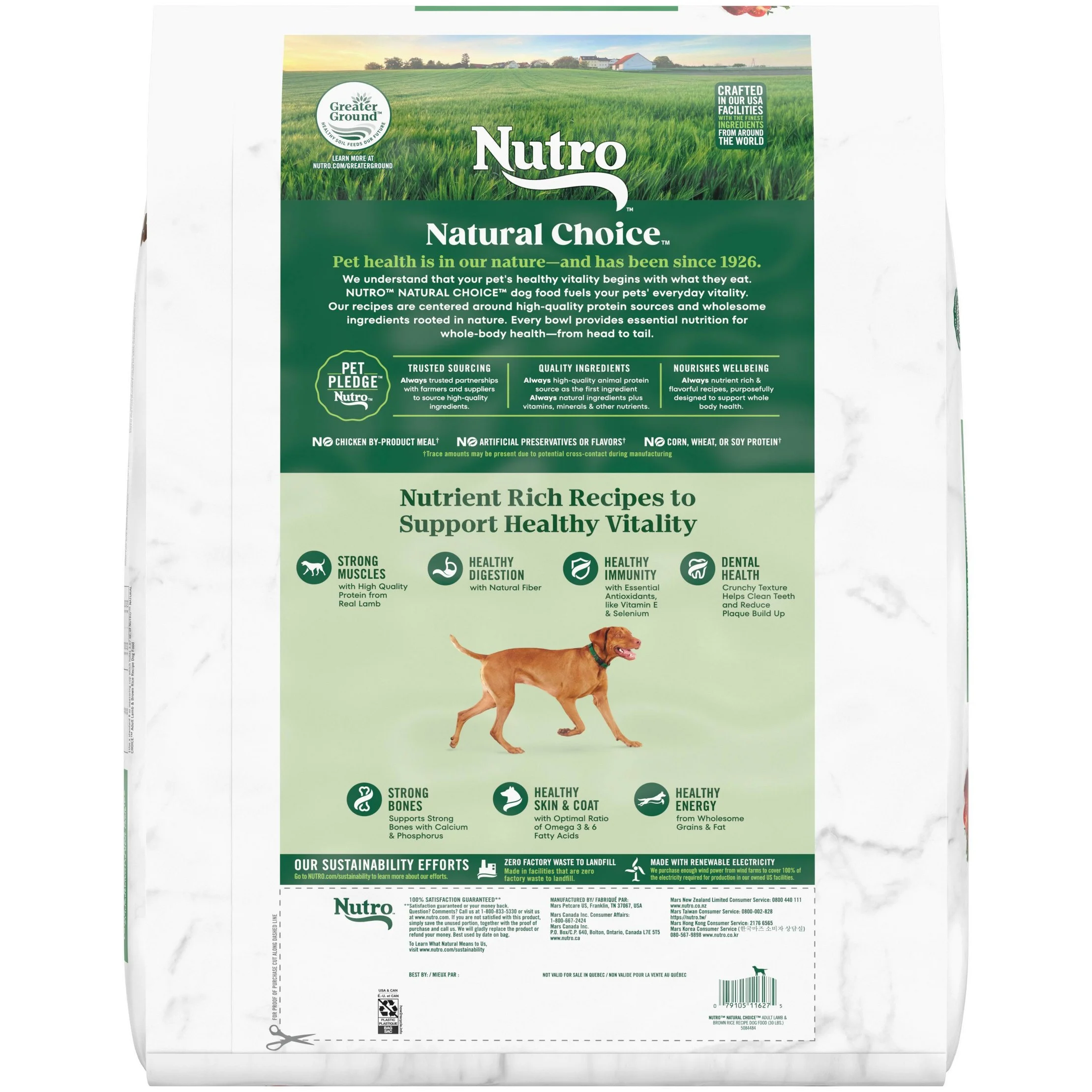 Natural Choice Lamb & Brown Rice Adult Dry Dog Food - 30lbs