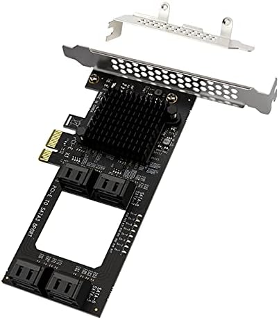 16 Port PCIE SATA Card PCI Express SATA Controller PCIE to SATA 3.0 Expansion Card PCI E X4 SATA3 Add On Cards