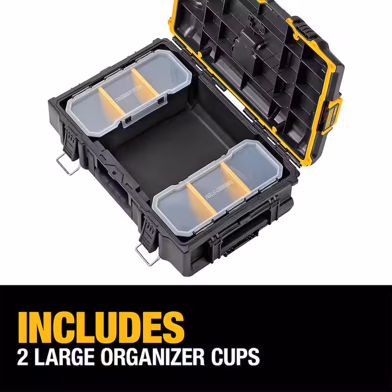 TOUGHSYSTEM 2.0 Small Tool Box, Medium Tool Box, Mobile Tool Box and Mechanics Tool Set (226 Piece) with Tool Box
