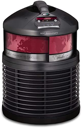Defender 3x HEPA Air Purifier For Home, Large Rooms, Office, Pets, Smoke, FDA Cleared, Lab Tested