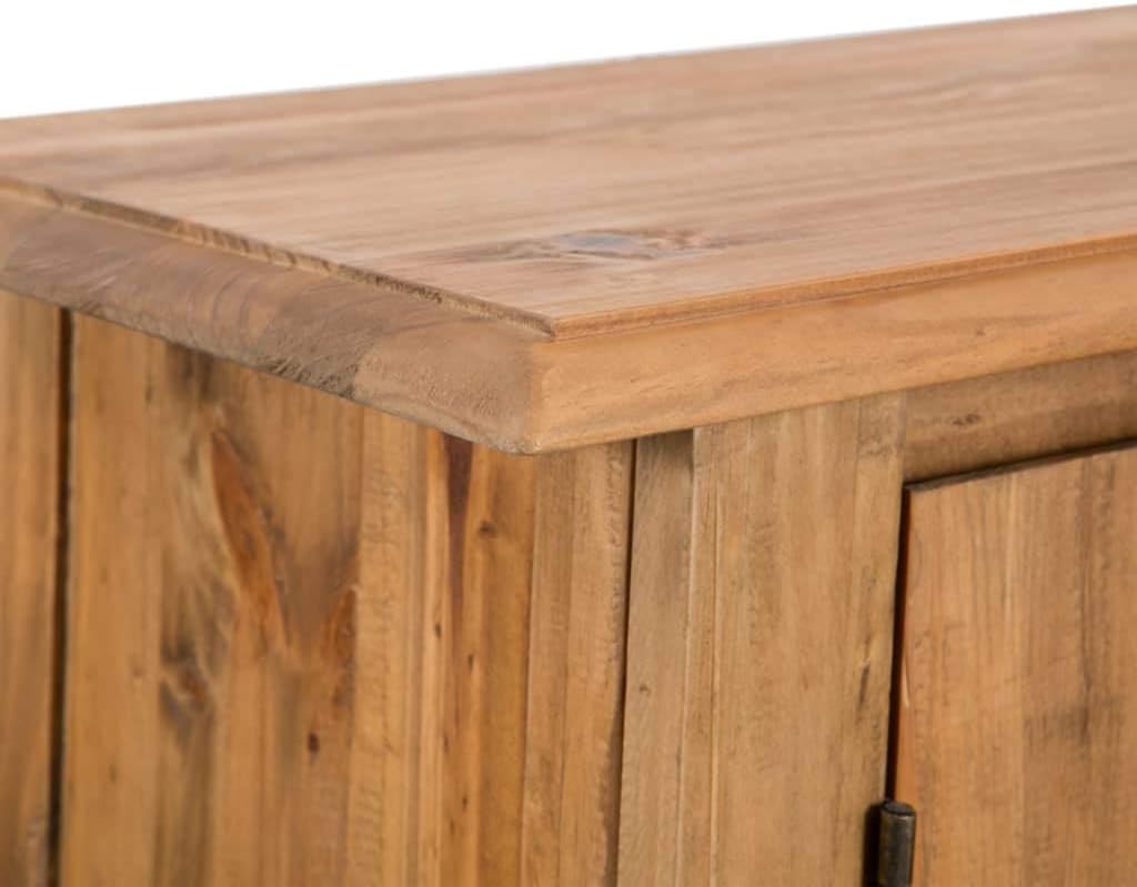vidaXL Solid Recycled Pinewood Bathroom Vanity Cabinet Vintage Look 27.6