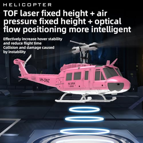 RC ERA C032 UH-1 Huey RC Helicopter with 3D Inverted Flight & 6-Axis Gyro Stabilization