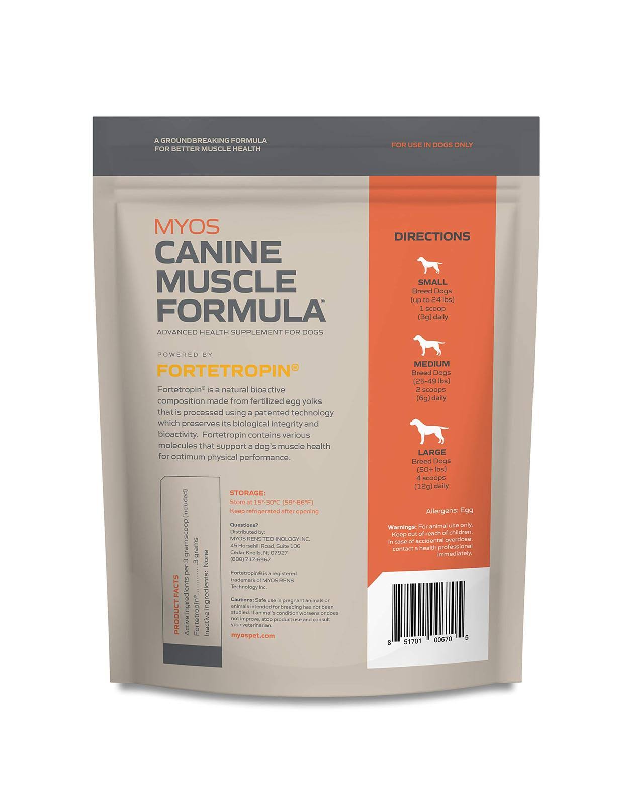 Myos Canine Muscle Formula Dog Supplement, 12.7-oz