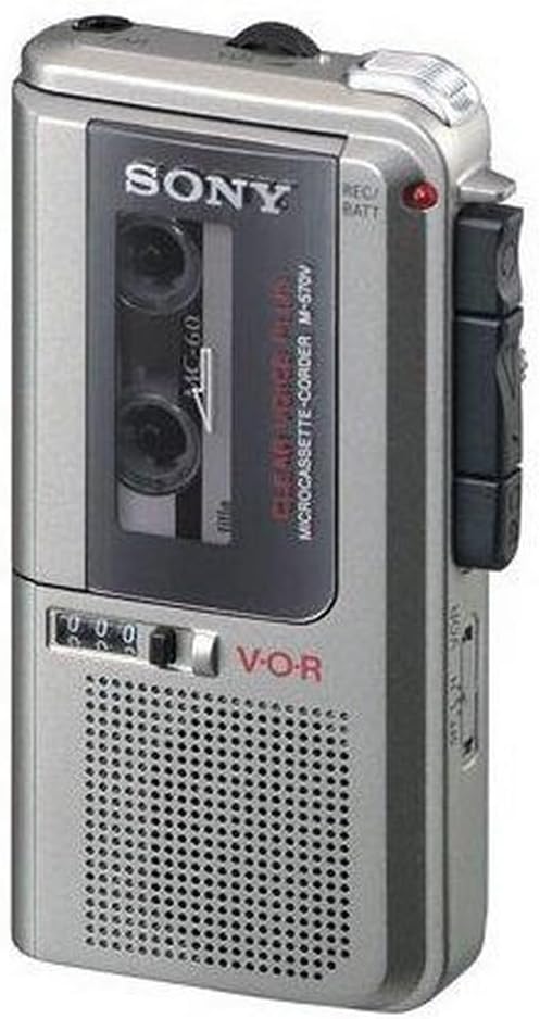 Sony M-570V Microcassette Voice Recorder - Smart Home Appliances