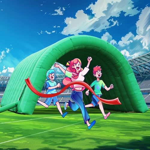 Inflatable Tunnel Sports Tunnel Entrance with Blower Football Tunnel Tent Entryway for Business Advertise Party Exhibition Promotion Street,Shop