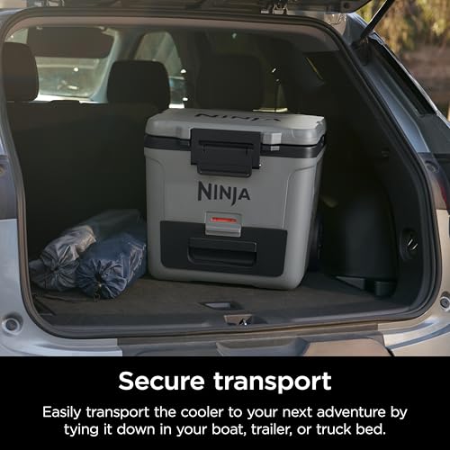 Ninja FrostVault 45qt Wheeled Cooler with Dry Zone, Integrated Fridge-Temp Dry Storage Drawer, Premium Heavy-Duty Insulated Cooler