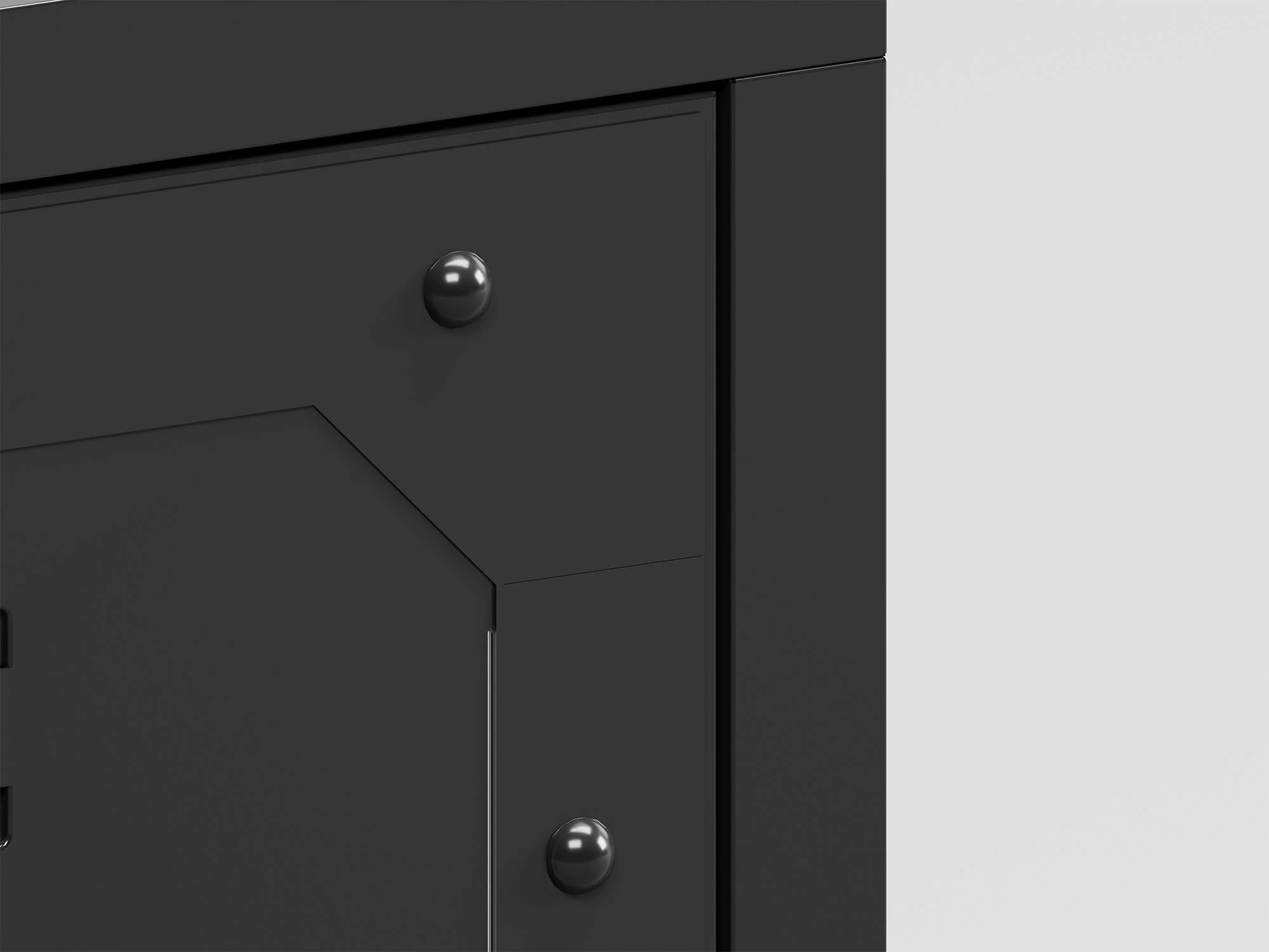 Metal Storage Cabinet, 5 Doors Lockable Employees Metal Locker, 72" Tall Metal Locker Accent Storage Cabinet
