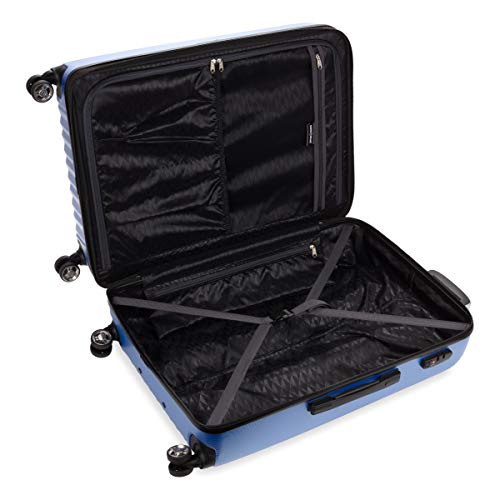 SwissGear 7272 Energie Expandable Hardside Luggage with Spinner Wheels and TSA Lock, Gunmetal, Carry-On 19-Inch