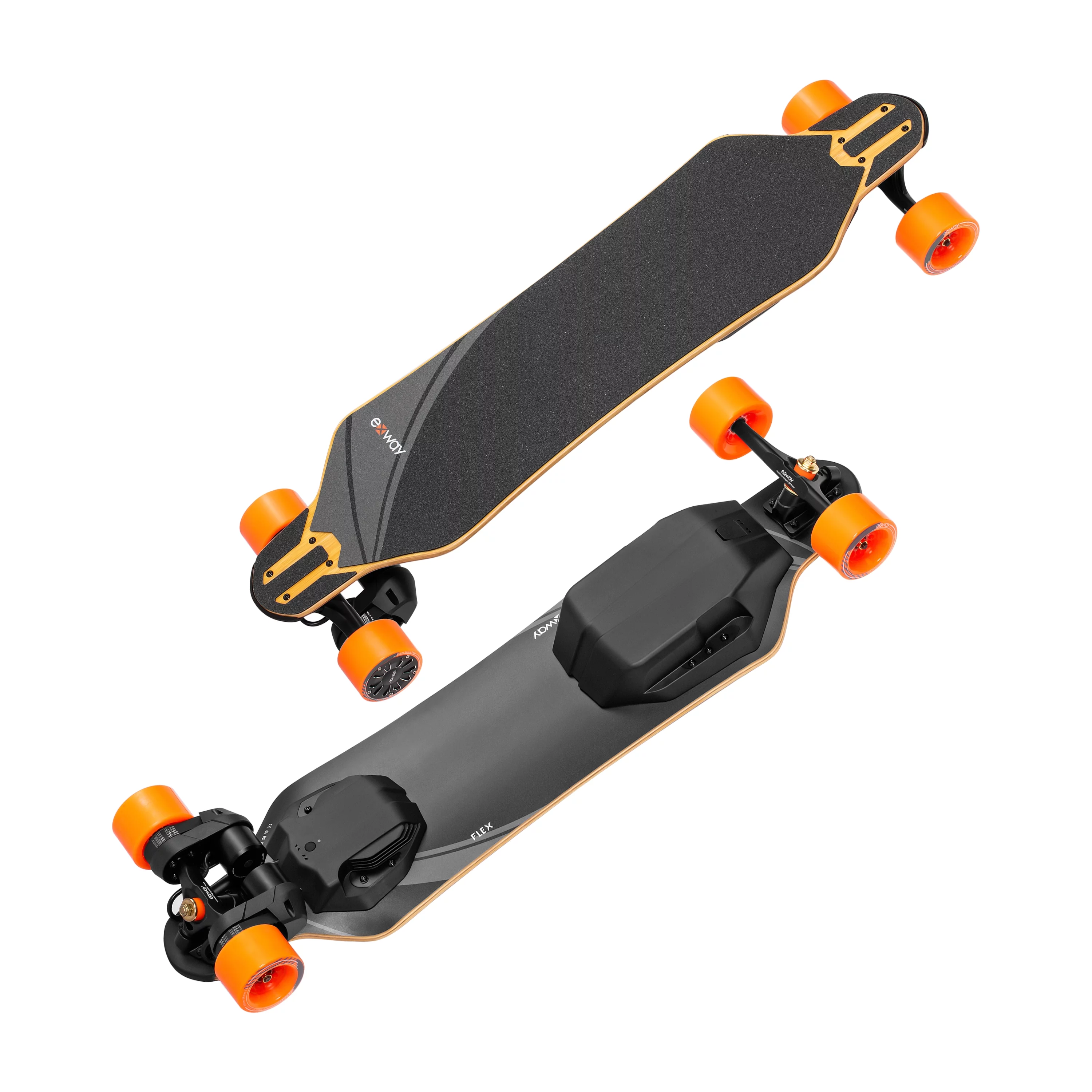 Exway Flex Belt Electric Skateboard, Speed  25mph, Range 17miles, Weight 17lbs, Battery 216Wh, Outdoors, for Adults and Teens