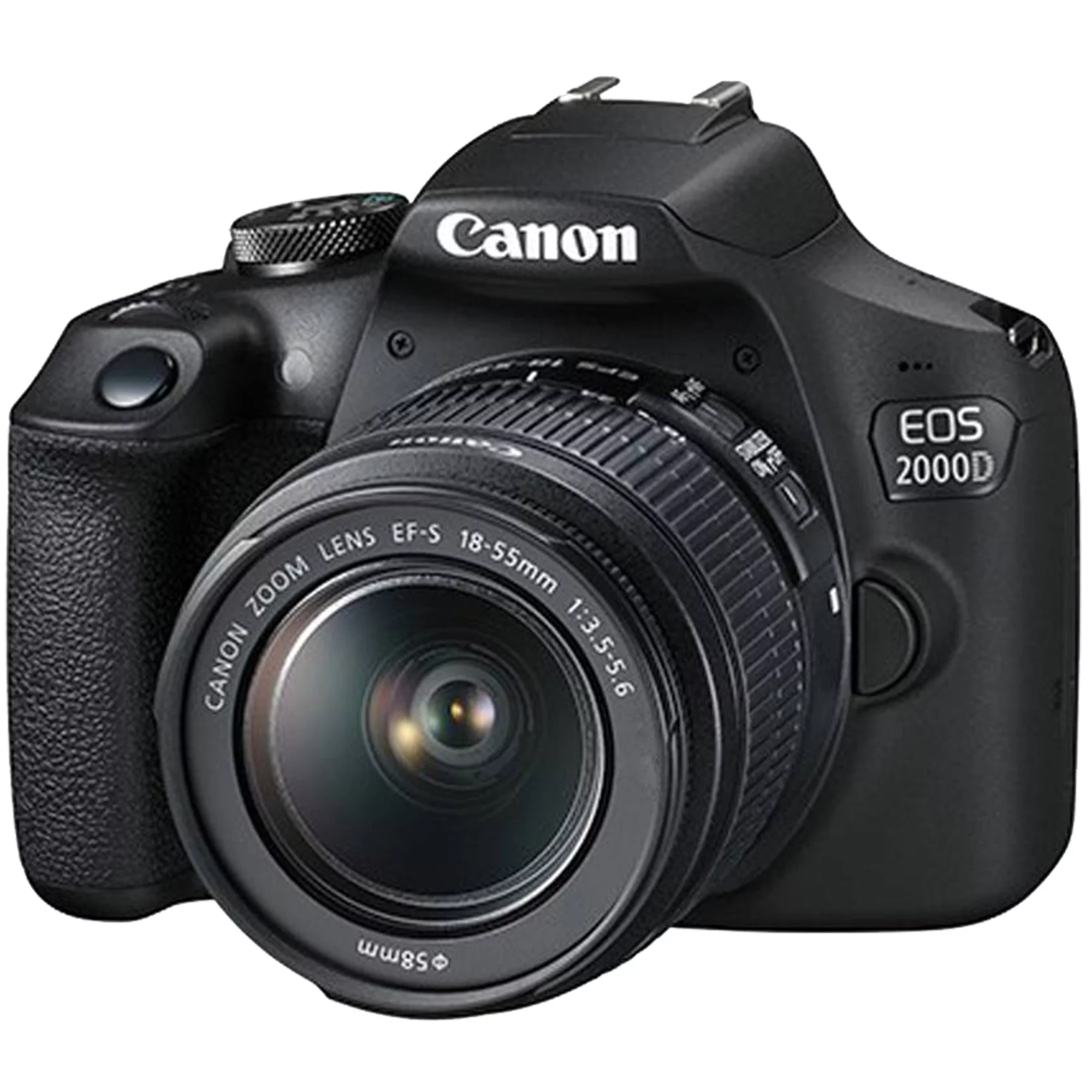 Camera EOS 2000D (Rebel T7) DSLR Bundle: Includes 18-55mm Zoom Lens + SanDisk 32GB  Memory Card + Backpack + UV Filter and More