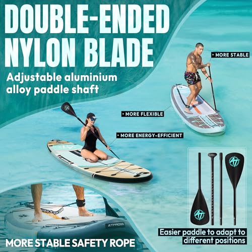 11'6"x35" Inflatable Stand Up Paddle Board 450LBS Weight Capacity Extra Wide Non-Slip Stable Deck Adult SUP