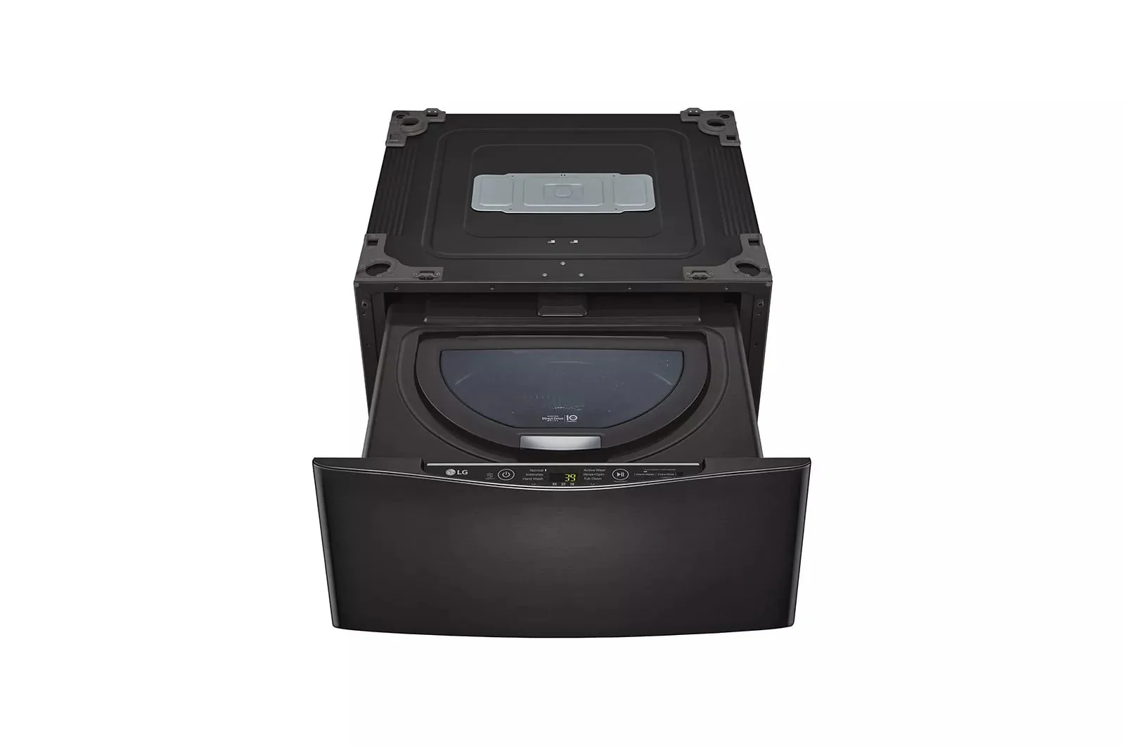 Lg Wd200cv 1.0 Cu. Ft. Sidekick Pedestal Washer - Graphite Steel