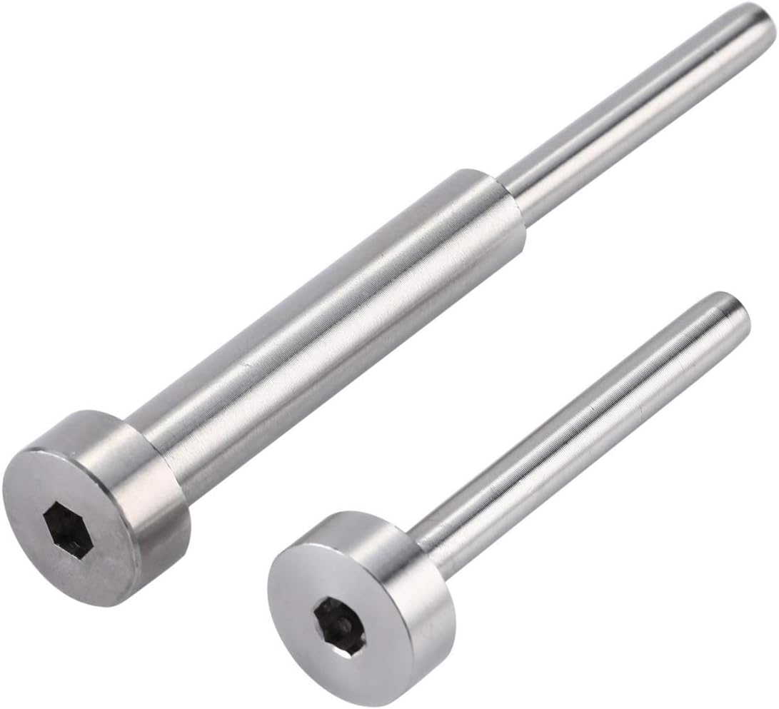 Patavin Cable Railing Kit Invisible Stud & Stud Receiver for 1/8 Deck Railing, Threaded End Fitting Stainless Steel