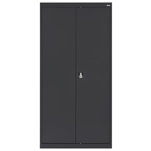 Sandusky Lee EA4R362472-02 Welded Steel Elite Storage Cabinet with Adjustable Shelves, 24" Length x 36" Width x 72" Height, Charcoal