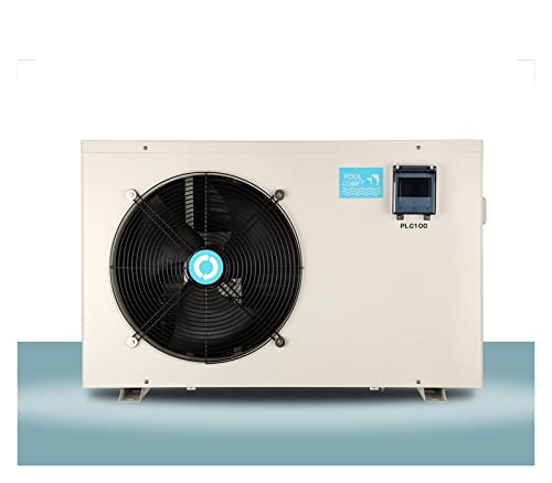 Swimming Pool Heat Pump, Pool Heater for In-Ground and Above Ground Pools, Max Output 37960BTU, Electric Heater Pump for Pools
