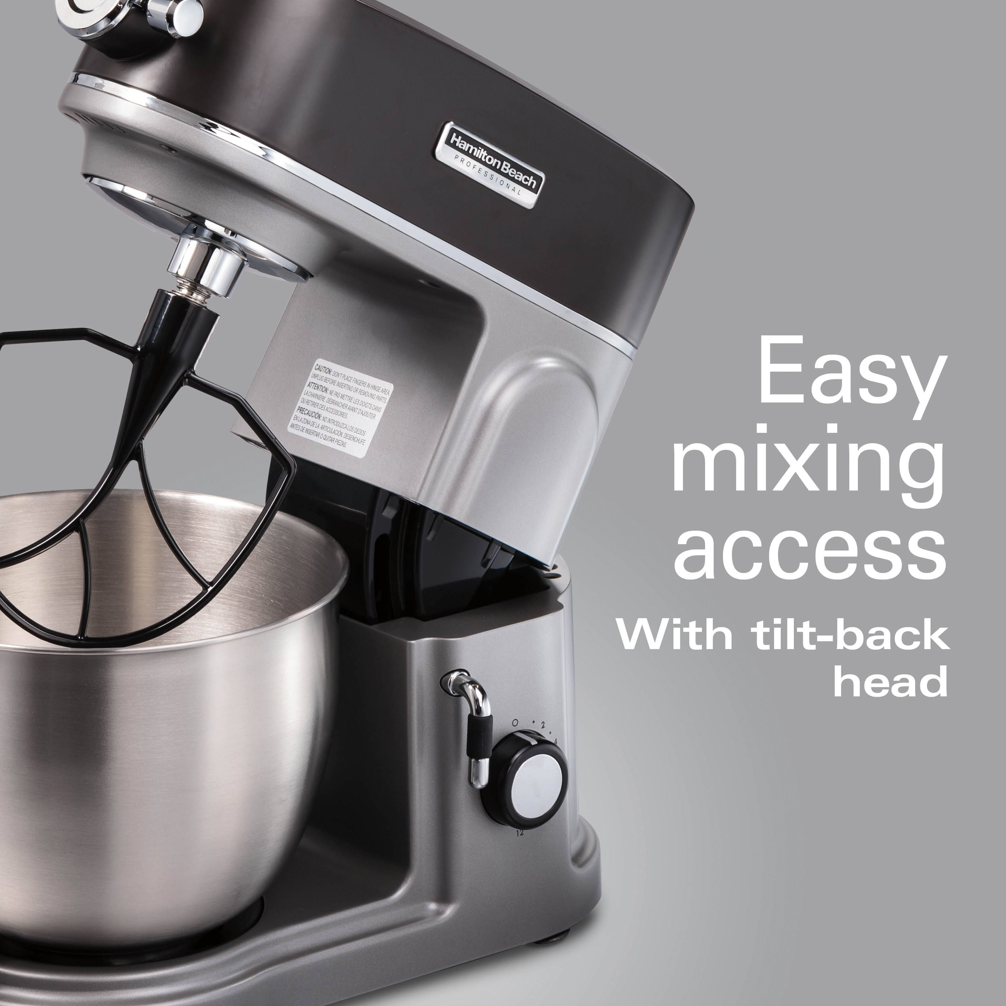Hamilton Beach Professional 5 Quart 12-Speed All-Metal Stand Mixer