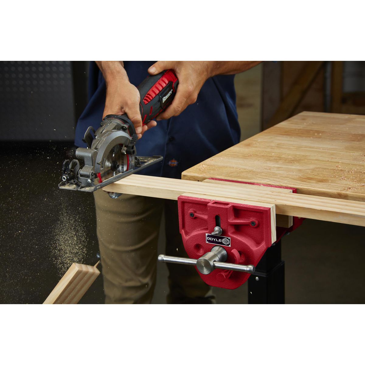 DOYLE 7 in. Carpenters Vise