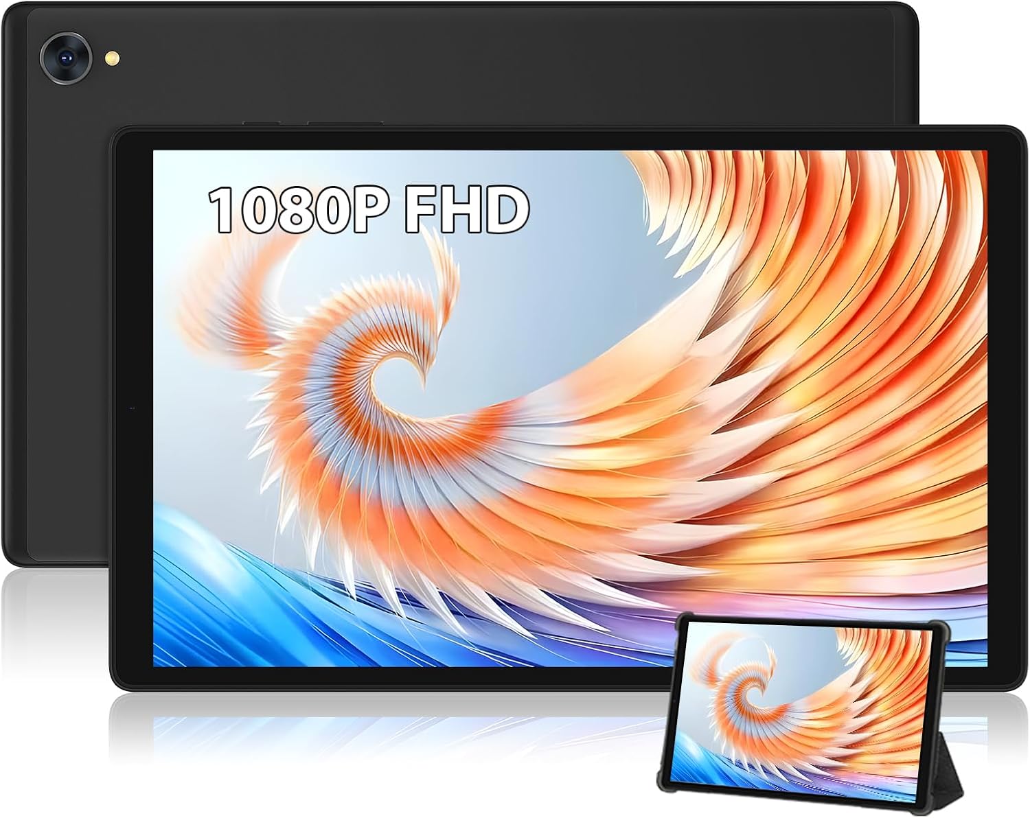 2023 Tablet 10.1 inch Android Tablets 1080P FHD in-Cell LCD Screen, 4GB+64GB Expand to 1TB, Octa-Core CPU, 1920 x 1200 Resolution,8M&13M Dual Camera