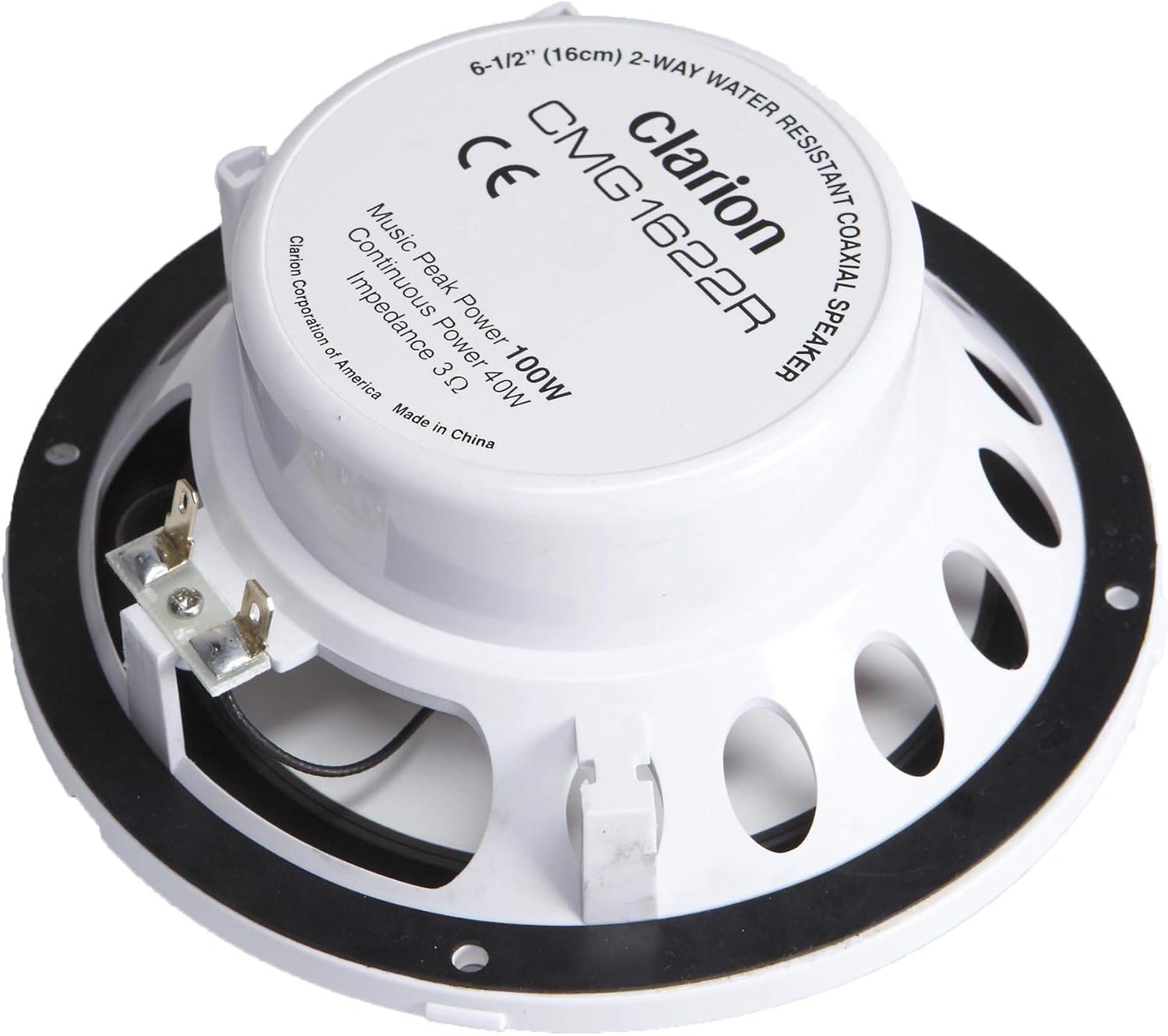 Clarion CMG1622R 6.5-Inch 100-Watt Marine Speakers (Pair) with Pry Tool Kit Pack of 2