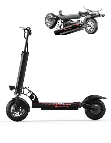 Electric Scooter Adults, 1500W Peak Motor, 30MPH Top Speed Electric Scooter with Seat, 45 Miles Range, 10" Off Road Tires Scooter, Dual Suspesnsion