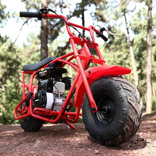 Oryxearth Mini Dirt Bike for Kids, 105CC 4-Stroke Kid Gas Powered Off-Road Pocket Pit Trail Motorcycle W/EPA Approved