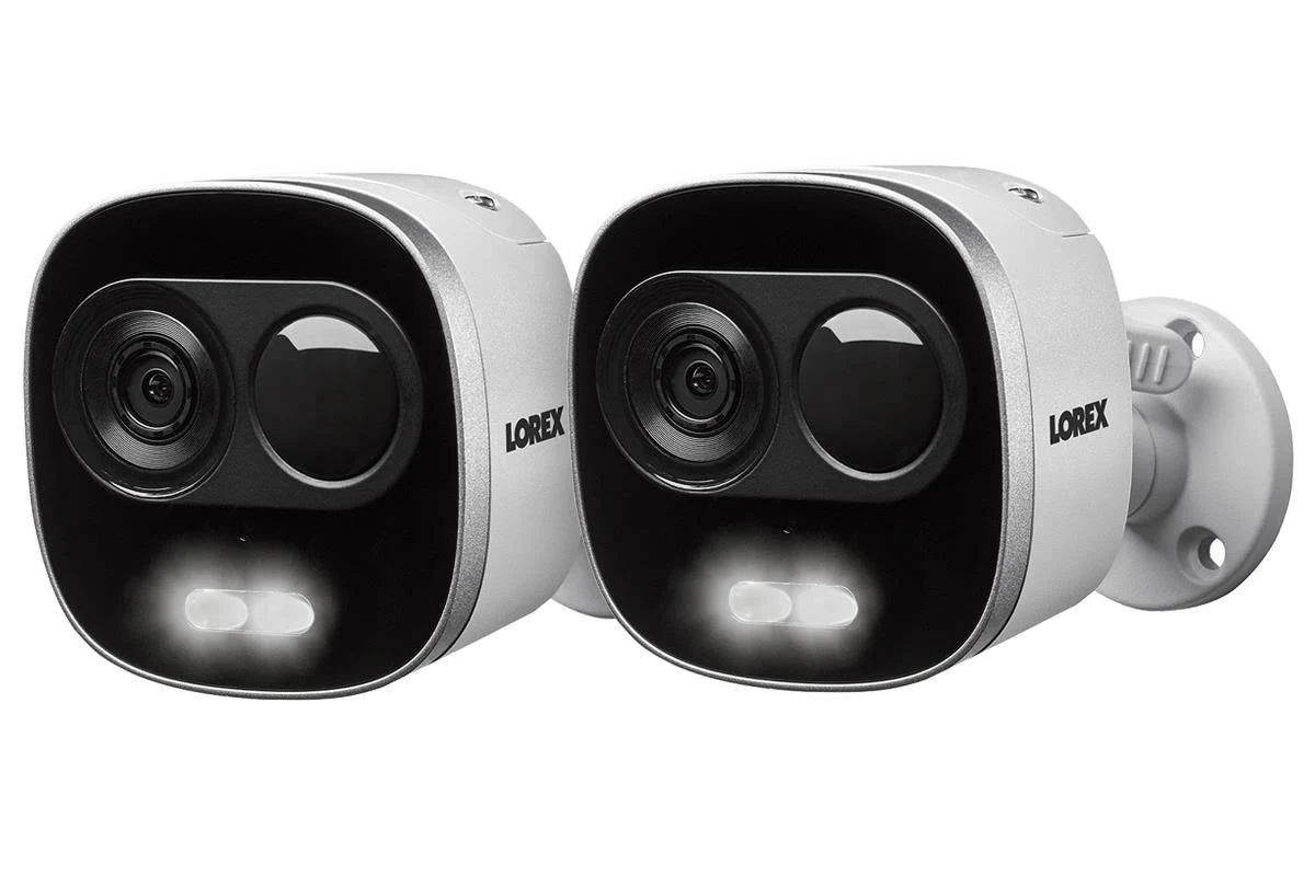 Lorex, LNB8105X-2PK, 4K Active Deterrence Network Security Camera