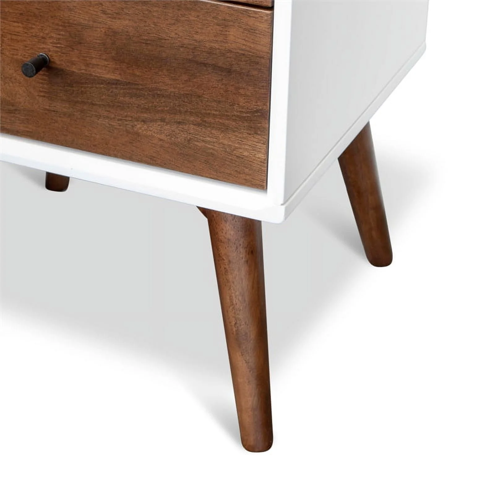 Home Square 3 Piece Set with 5 Drawer Dresser 6 Drawer Dresser and Nightstand