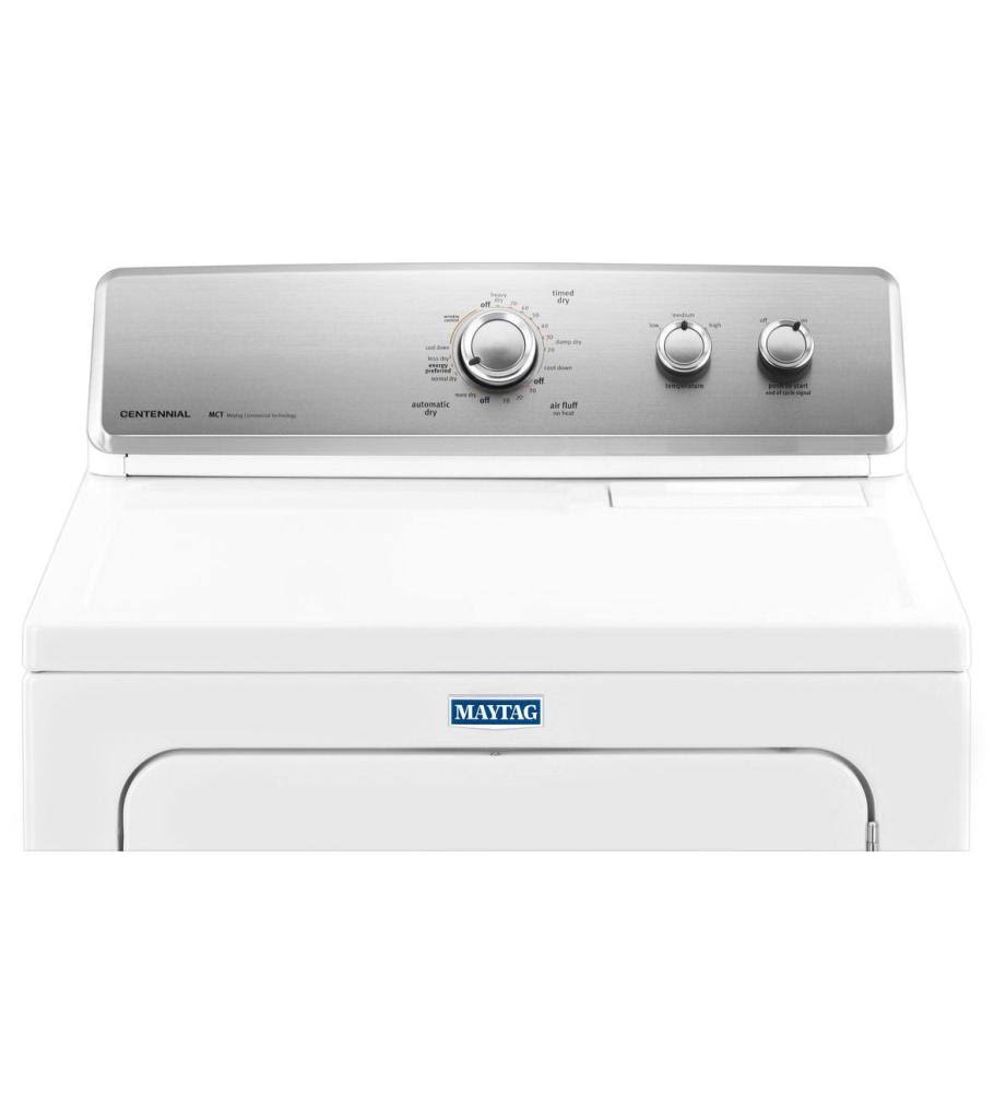 Maytag 7.0 Cu. Ft. Large Capacity Dryer with Wrinkle Control MEDC215EW - White