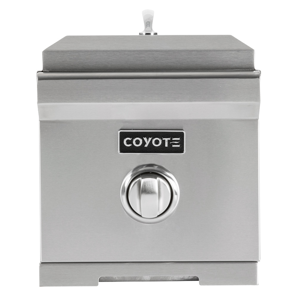 Coyote Stainless Steel Built-In Single Side Burner, Propane