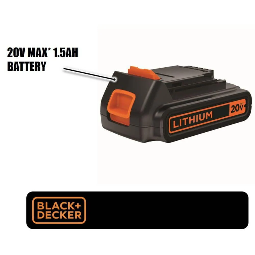 BLACK+DECKER 20V MAX* Cordless Reciprocating Saw Kit (BDCR20C)