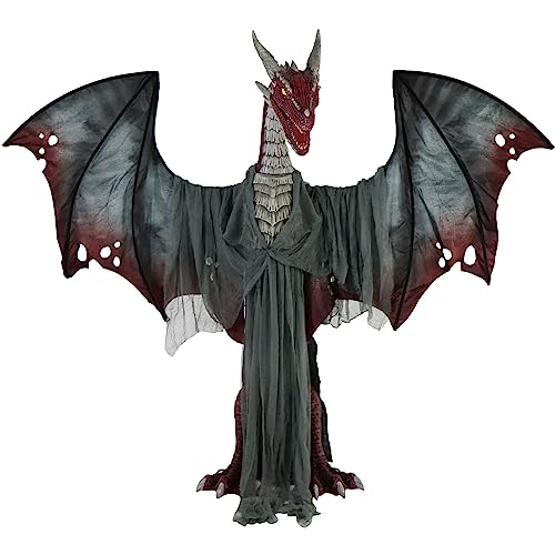 Haunted Hill Farm Motion-Activated 7.5-Ft. Tall Smoldering Ghoul