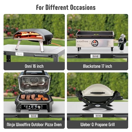 35” Outdoor Grill Cart with Sink, Outdoor Kitchen Sink Station with Hose Hook Up, Free Standing Sink with Wheels