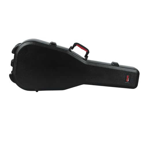 Gator Cases Molded Flight Case for Strat/Tele Style Electric Guitars with TSA Approved Locking Latch, (GTSA-GTRELEC)