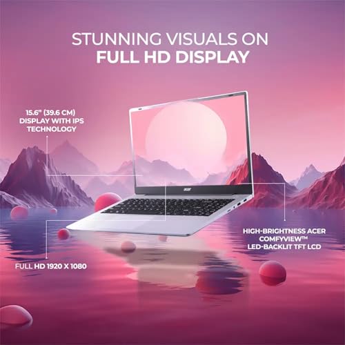 acer Aspire 3 Premium Laptop with Backlit Keyboard | AMD Ryzen 5 7530U CPU | 15.6 FHD IPS Display | 16GB RAM | 256GB PCIe SSD | Wi-Fi 6 | Type-C |