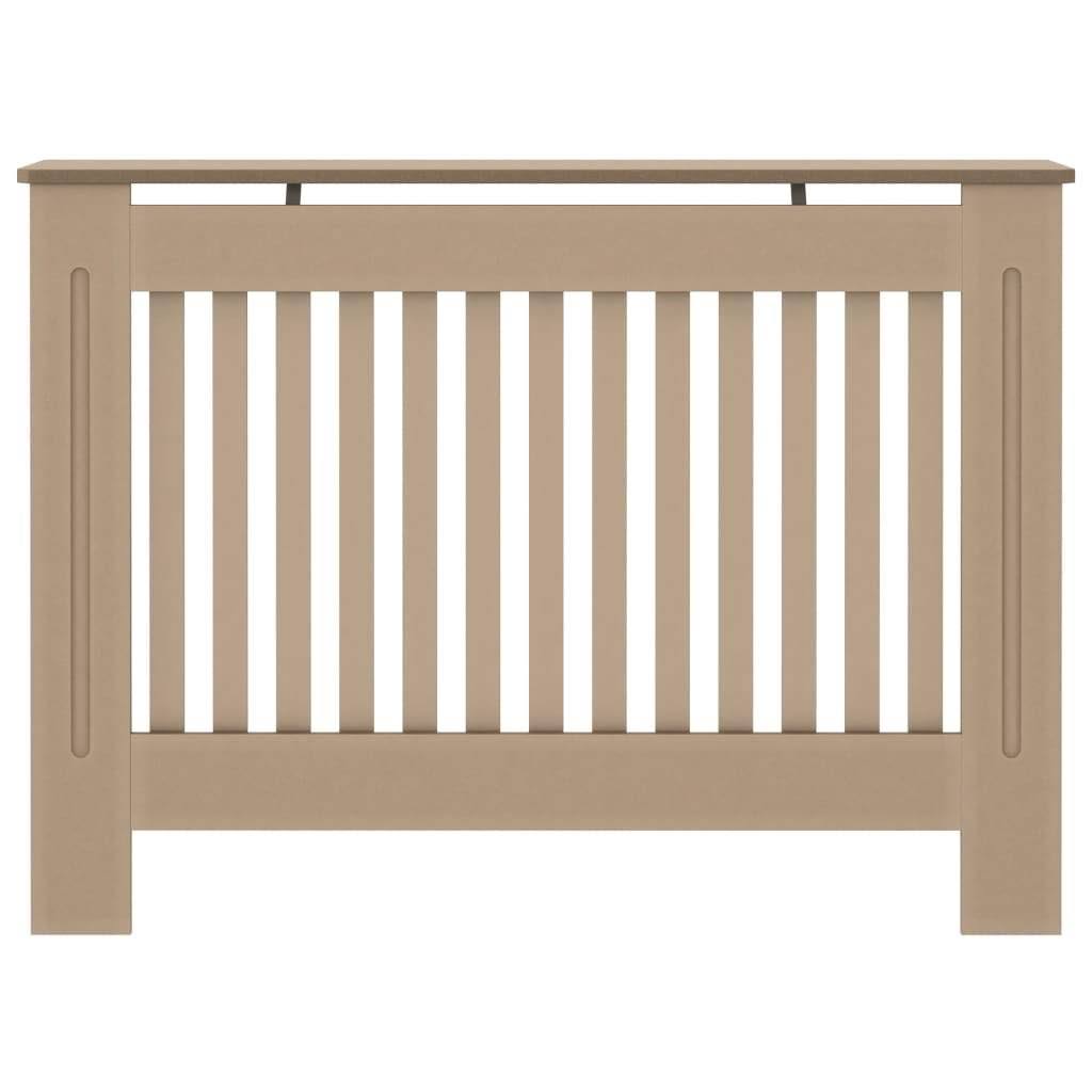 vidaXL Radiator Cover Black 44.1x22x7.5x22x31.9x22 MDF