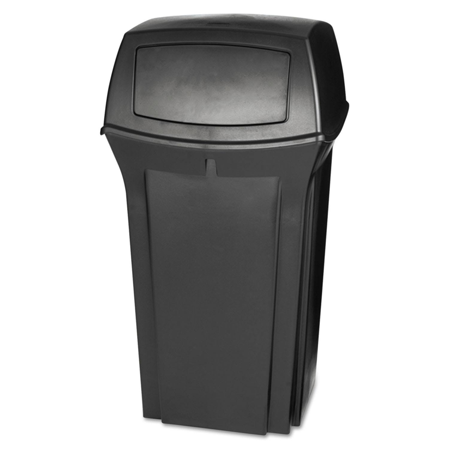 Rubbermaid Commercial Ranger Trash Can, 35 Gallon, Black, FG843088BLA