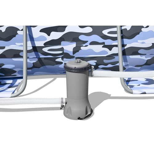 Bestway Steel Pro Max 14'x48 Camo Pool Set | Durable Construction, Easy Assembly, and All-Inclusive Accessories