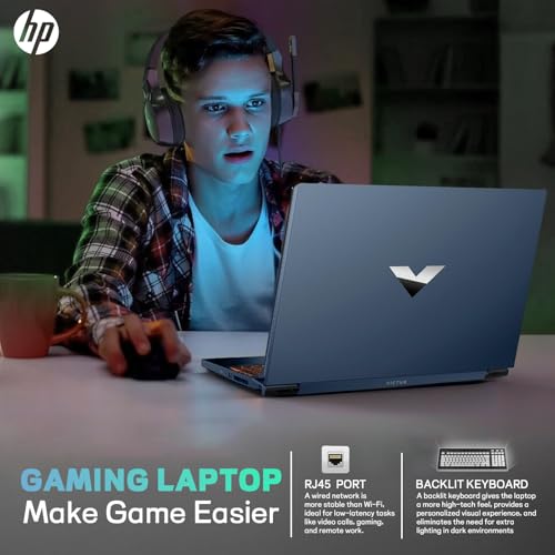 HP Victus 15 Gaming Laptop,Intel Core i7-13620H(10C/16T), NVIDIA GeForce RTX 4060,15.6“FHD Display Laptop Computer,32GB RAM 2TB NVMe SSD with Webcam