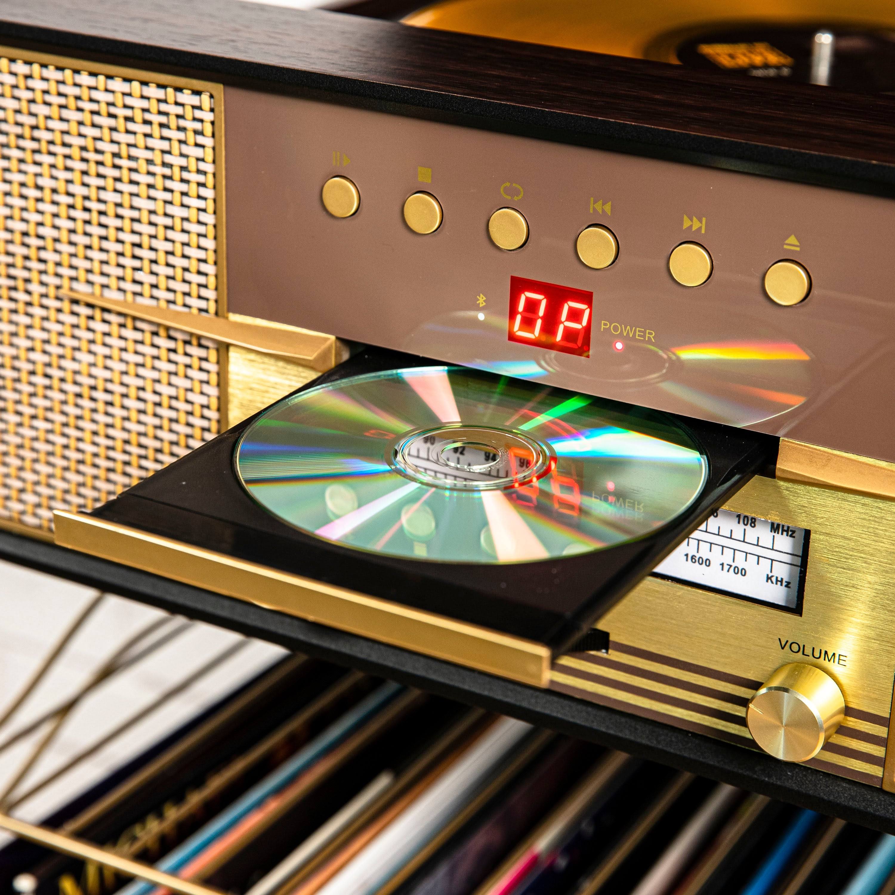 Crosley Rhapsody Entertainment Center - Mahogany
