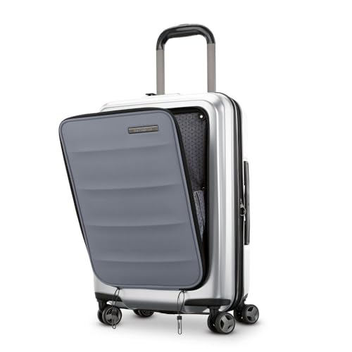 Samsonite Carry-On Pro Front Pocket Hardside Expandable 21-Inch Octiv Luggage: Durable & Impact Resistant, 360° Aero Trac Spinner Wheels