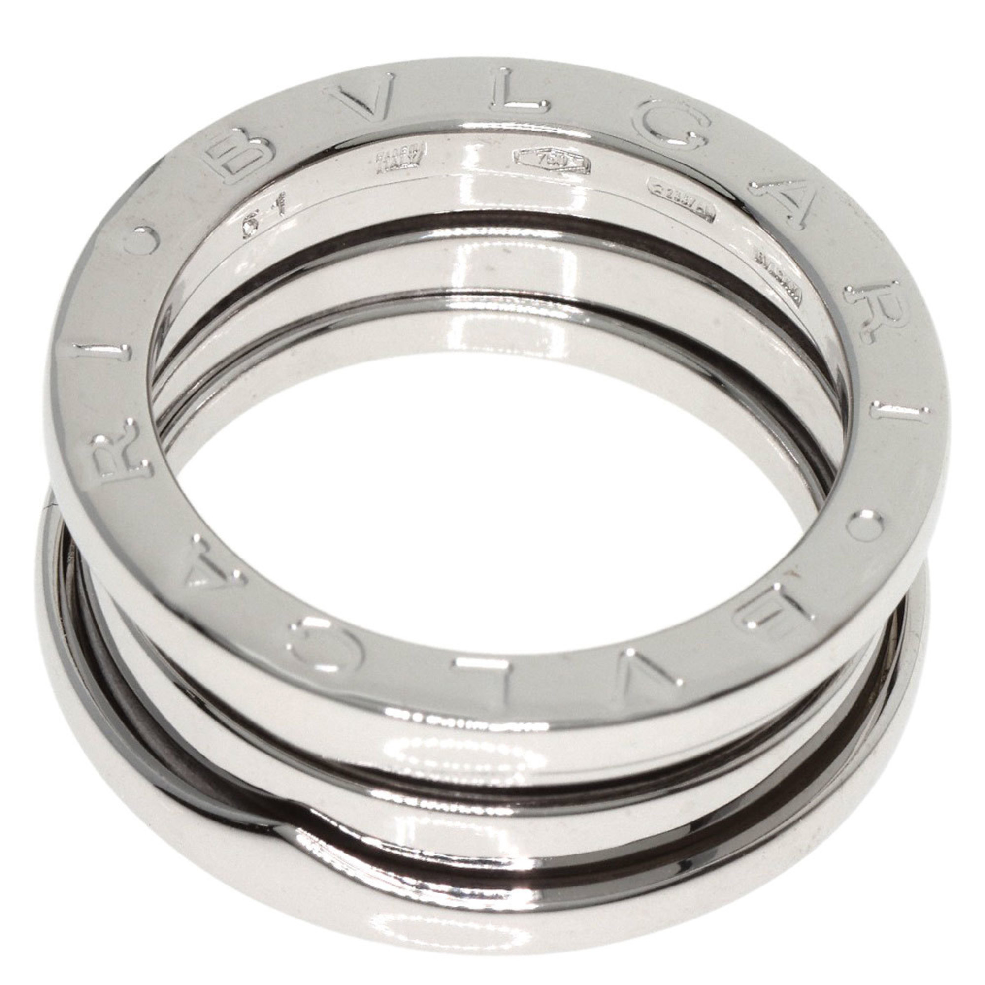 Pre-Owned Bvlgari B-zero1 3 Band #51 Ring K18 White Gold Women's BVLGARI (Good)