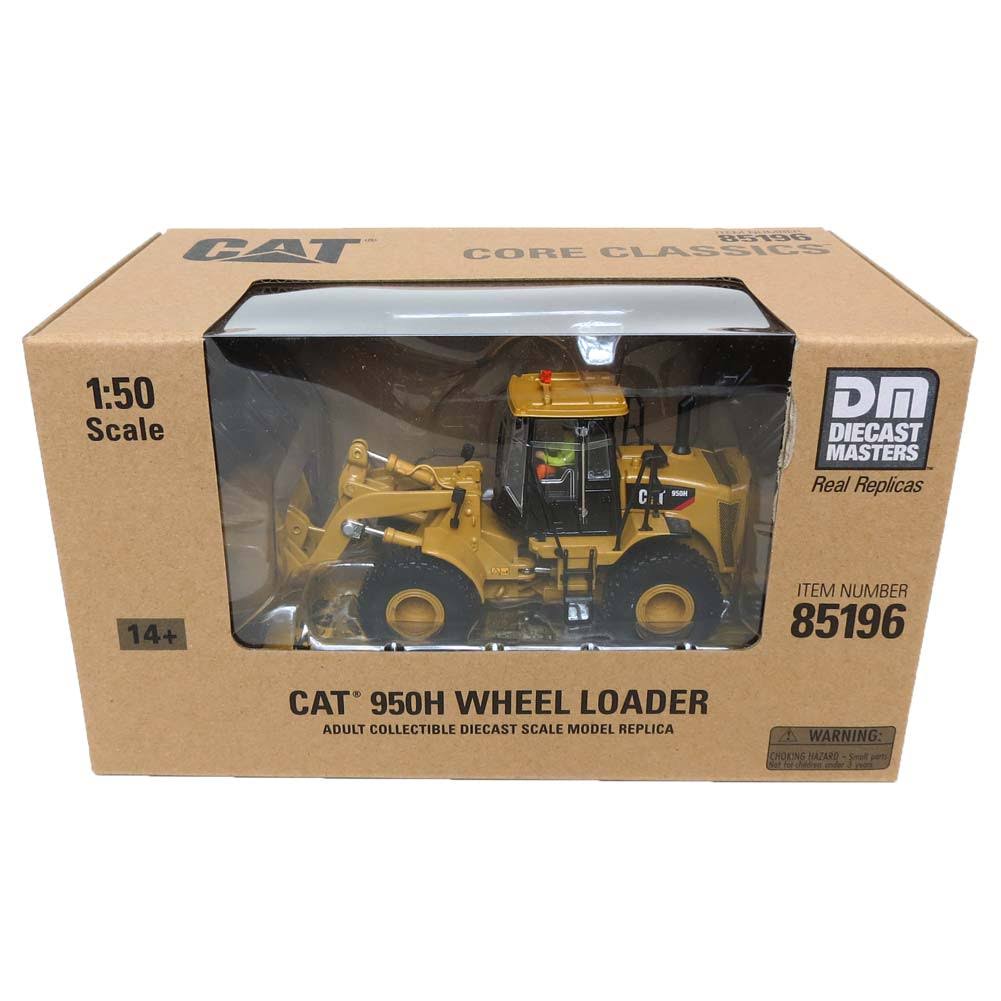 Cat Caterpillar 950H Wheel Loader with Operator 1/50 Diecast Model by Diecast Masters