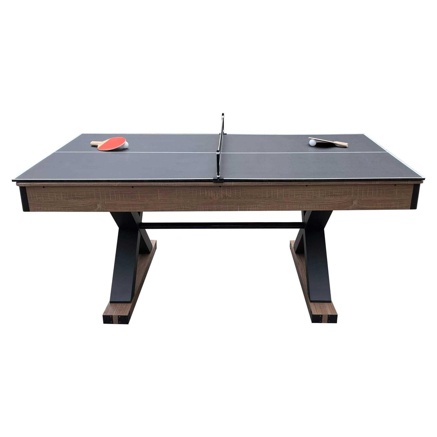 Hathaway Excalibur 6-ft Air Hockey Table with Table Tennis Top - Sports Supplies Online Store